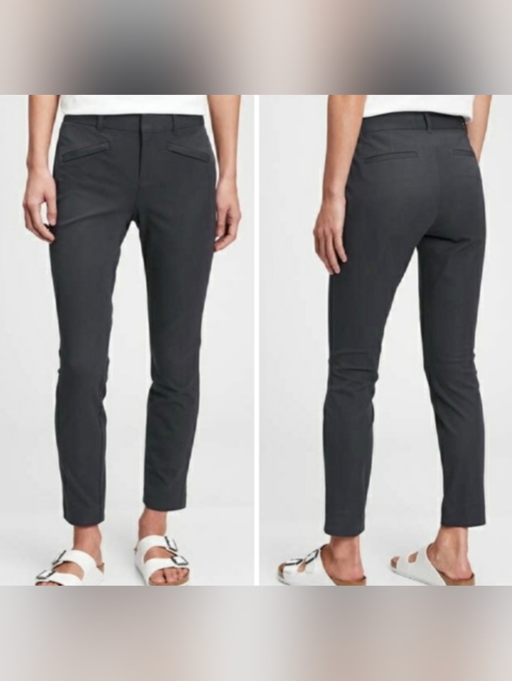 GAP Slim Ankle Pants - Charcoal Gray
